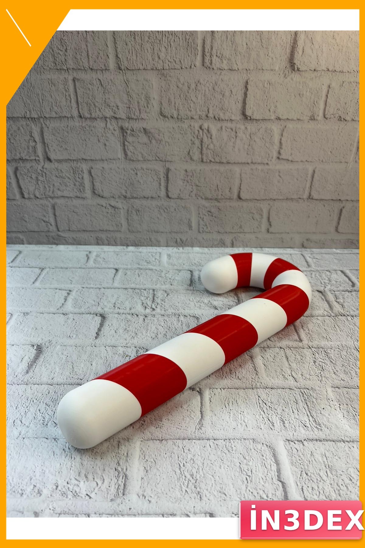 Büyük Boy Yılbaşı Şekeri Dekoratif 13x34 cm