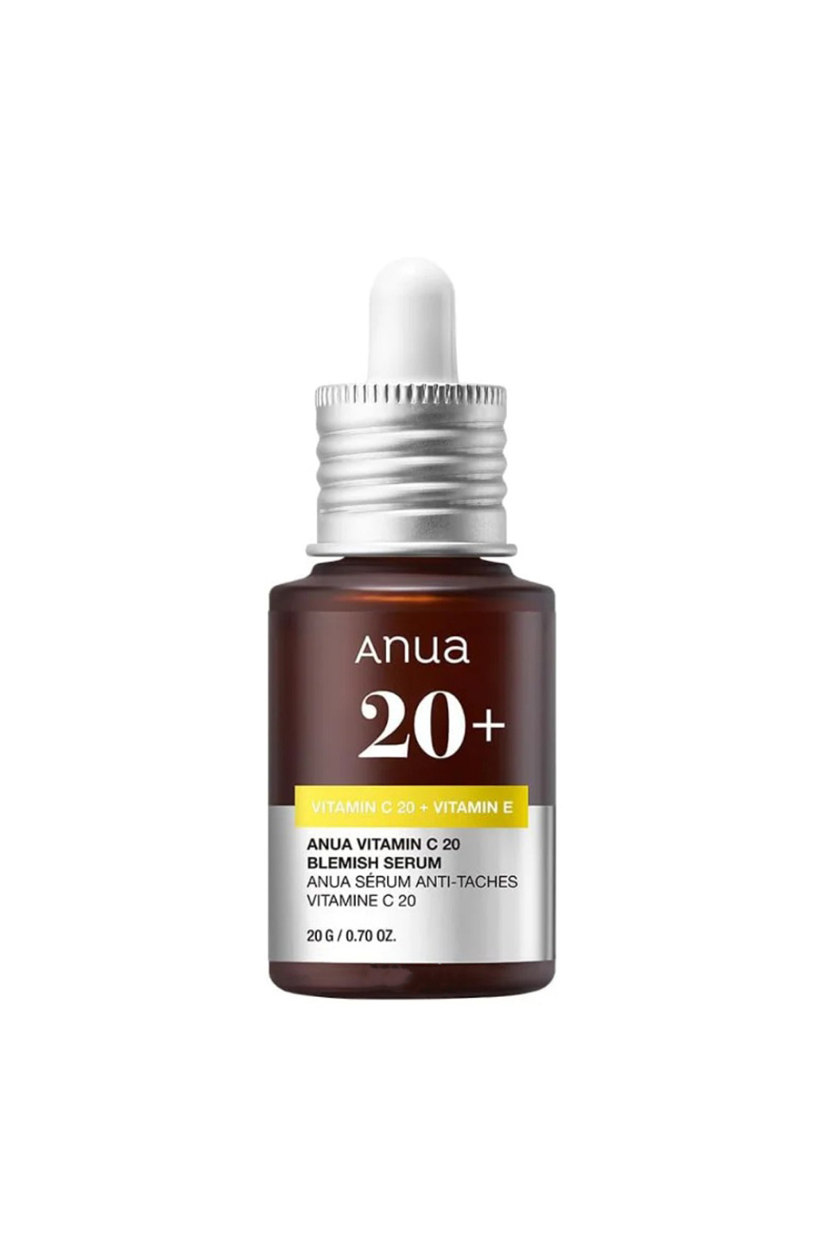 Yüzde 20 Saf C Vitamini ve E Vitamini İçeren Leke Karşıtı Aydınlatıcı Serum — anuacce