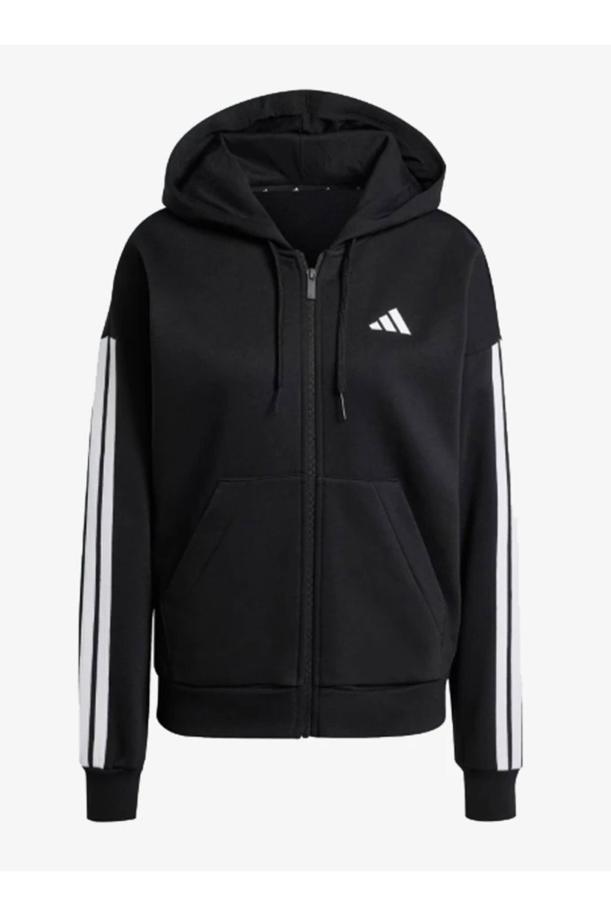 adidas W 3S FL FZ HD KADIN SİYAH CEKET GİYİM JE1283