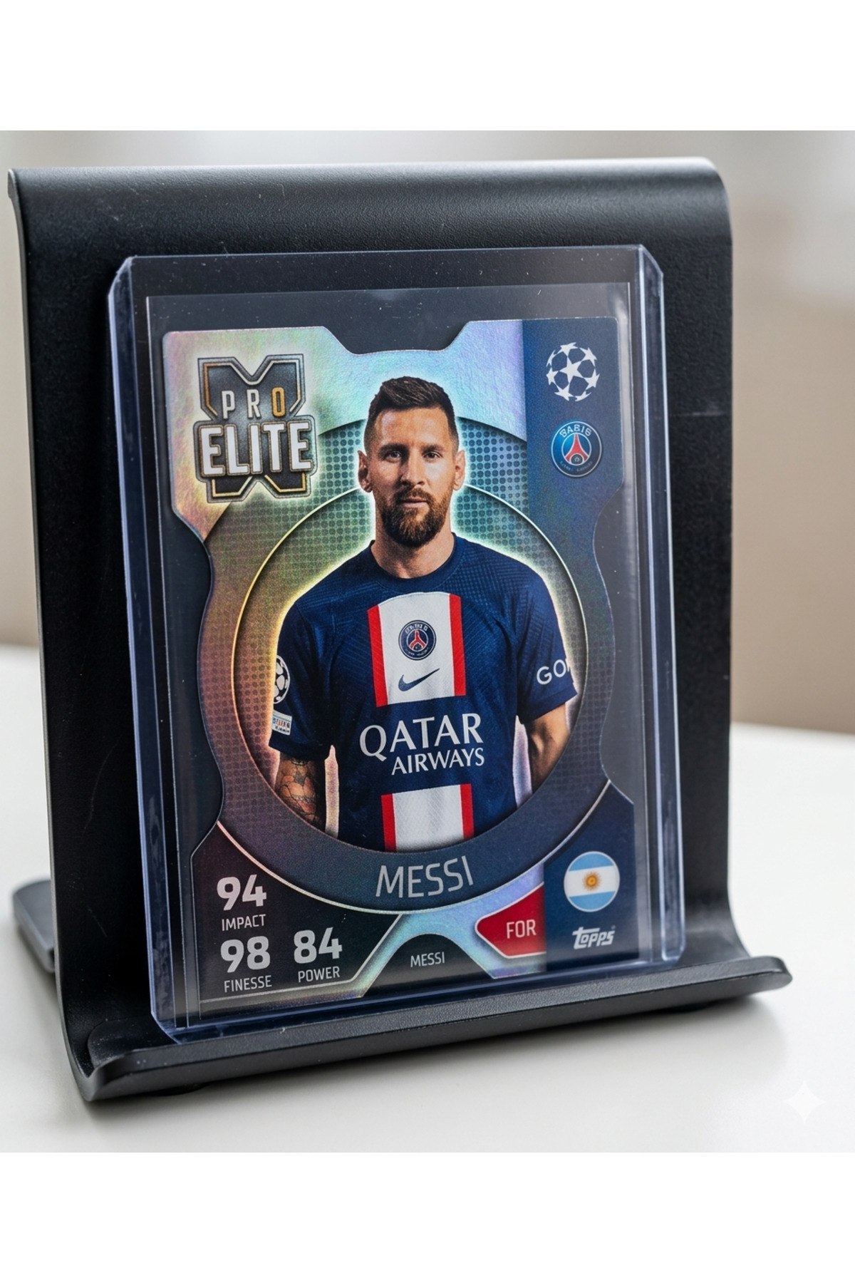 Topps Lionel Messi Pro Elite X Chrome Shield XS 9 - Match Attax