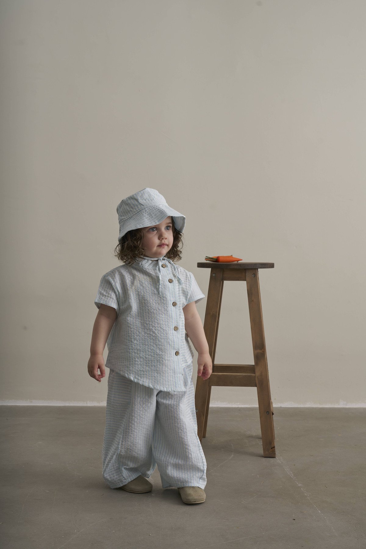 Blue Side Move Series Asymmetric Hat Set