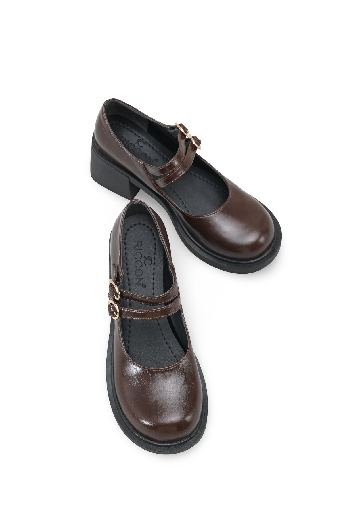 Riccon Merlyrra Kadın Loafer 0012502 Kahverengi Rugan görsel 3