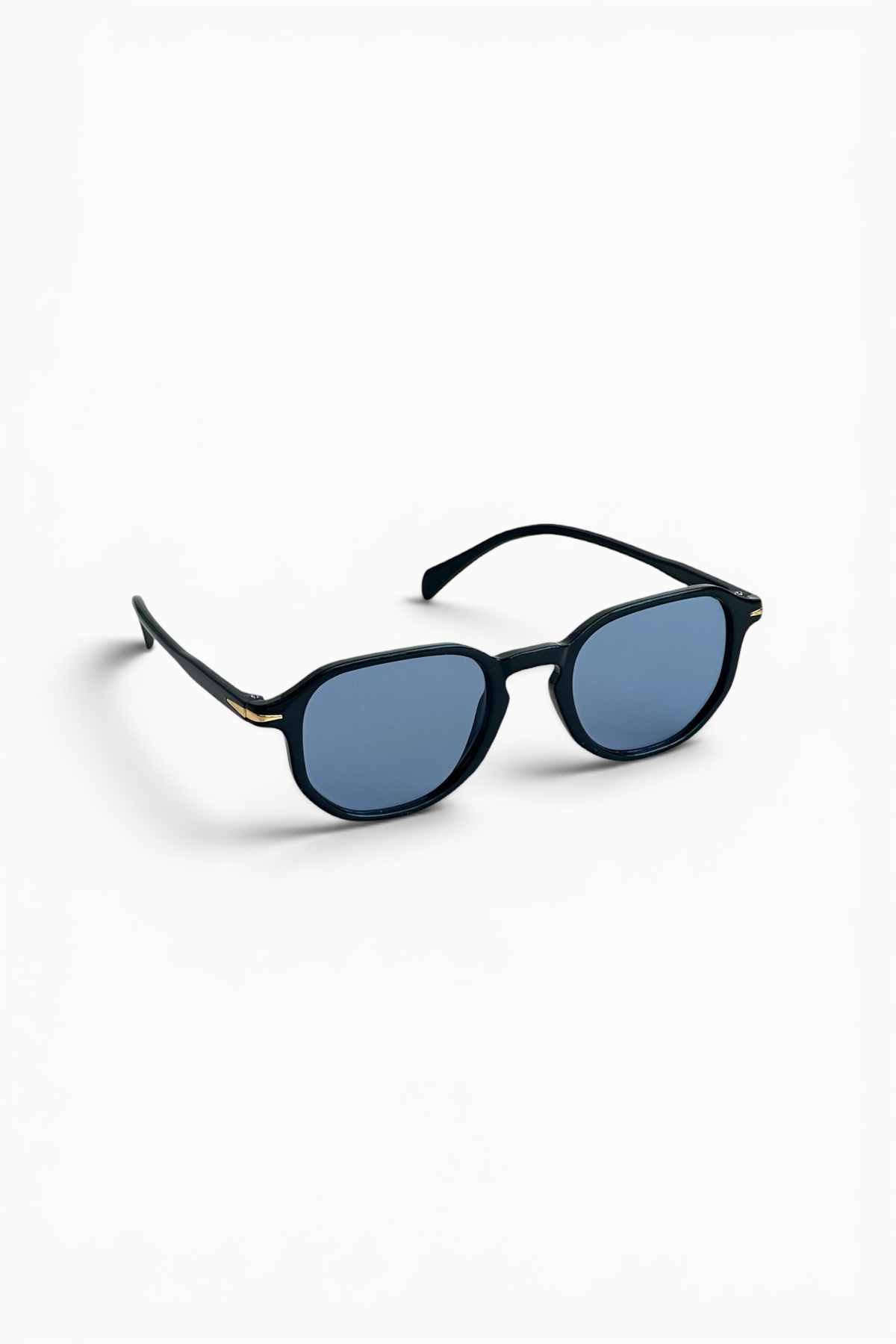 REN EYEWEAR Drave Erkek Güneş Gözlüğü UV400 Korumalı Lacivert Cam Extra Hafif Siyah Çerçeve görsel 6