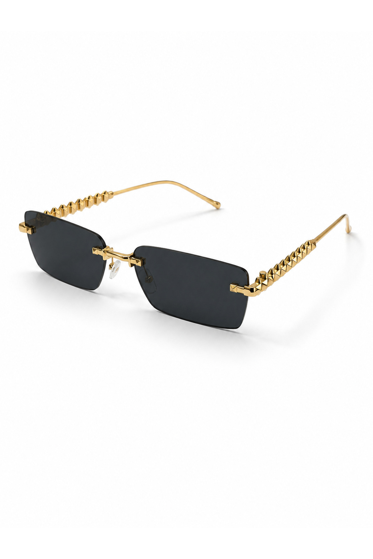 Eyesofia Slimora Royal Siyah Gold Çerçeveli Ultra Hafif Uv400 Filtreli Kadın Güneş Gözlüğü görsel 2