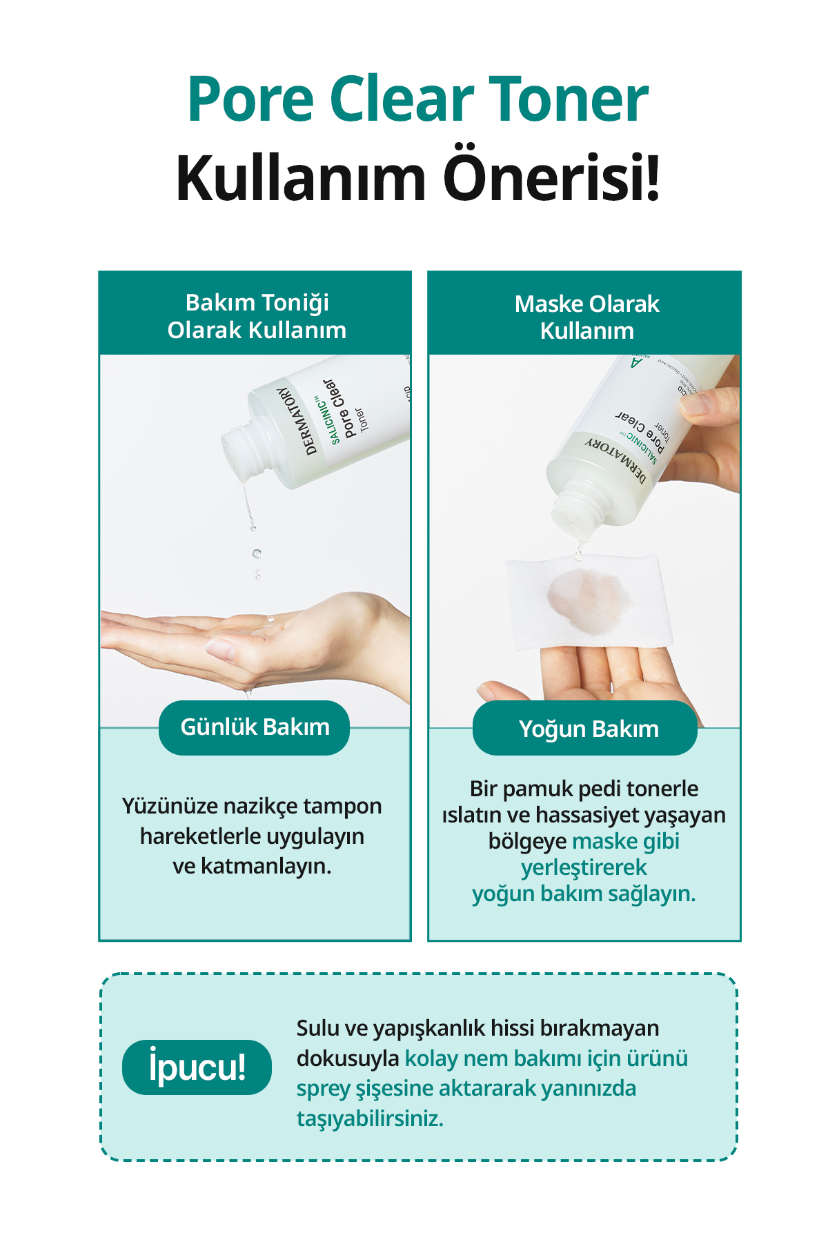 SalisilikAsit İçeren Fazla Yağı Arındıran Gözenek Karşıtı Tonik Salicinic Pore Clear Toner — 9686 — تصویر 8 از 9