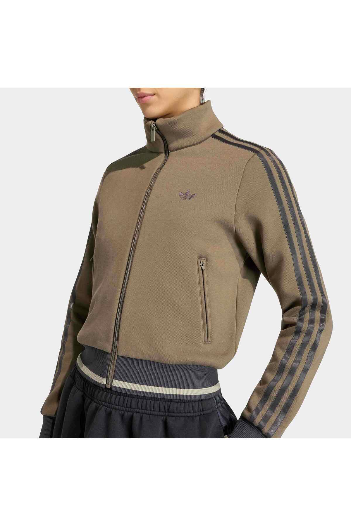 adidas Rib Fb Tt Kadın Spor Sweatshirt KS7353 görsel 5