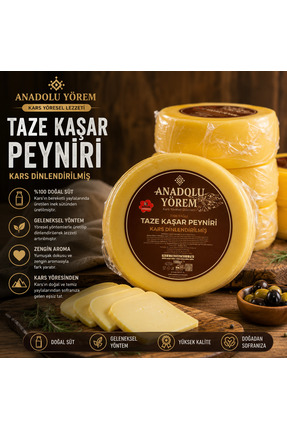 Anadolu Yörem Kars Taze Kaşar Peyniri 1000gr.
