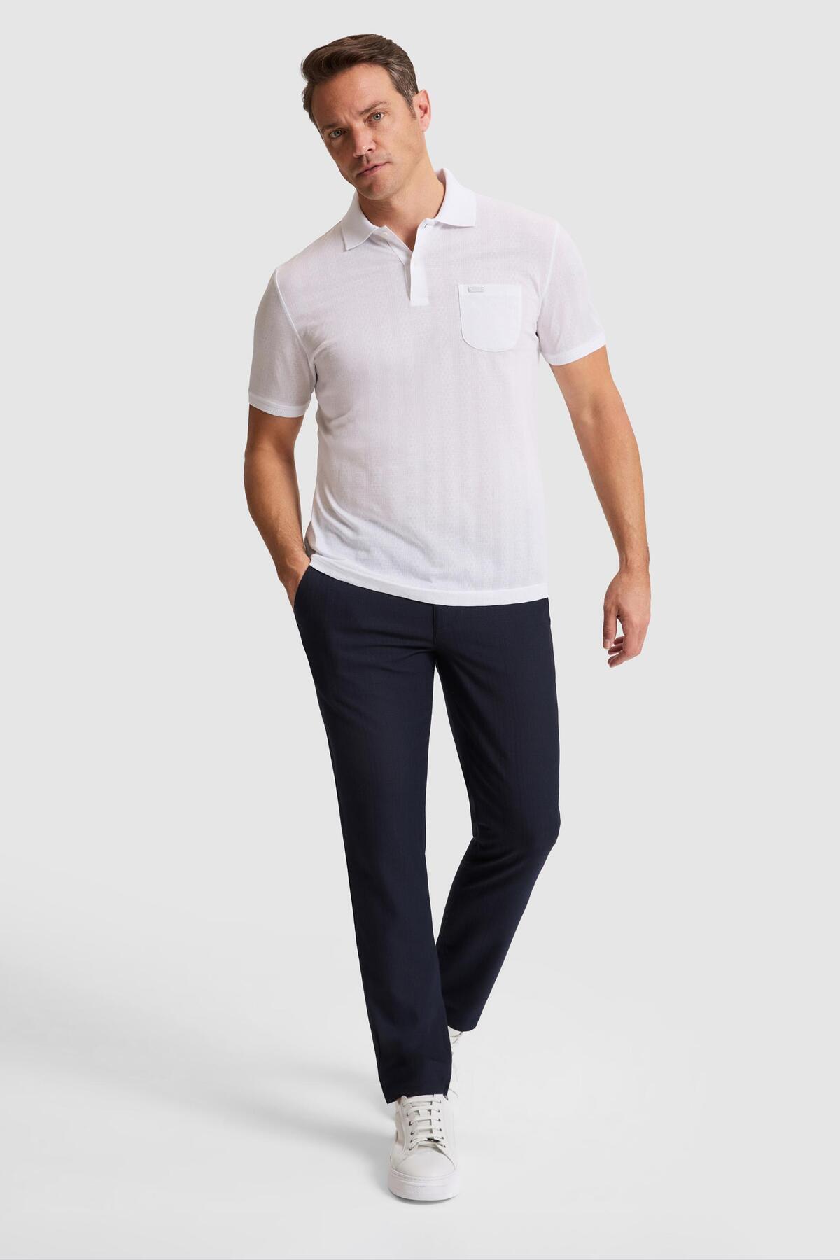 پولوشرت مردانه یقه پلو | یو اس پولو U.S. Polo Assn. PU-9686 TR - تصویر 4