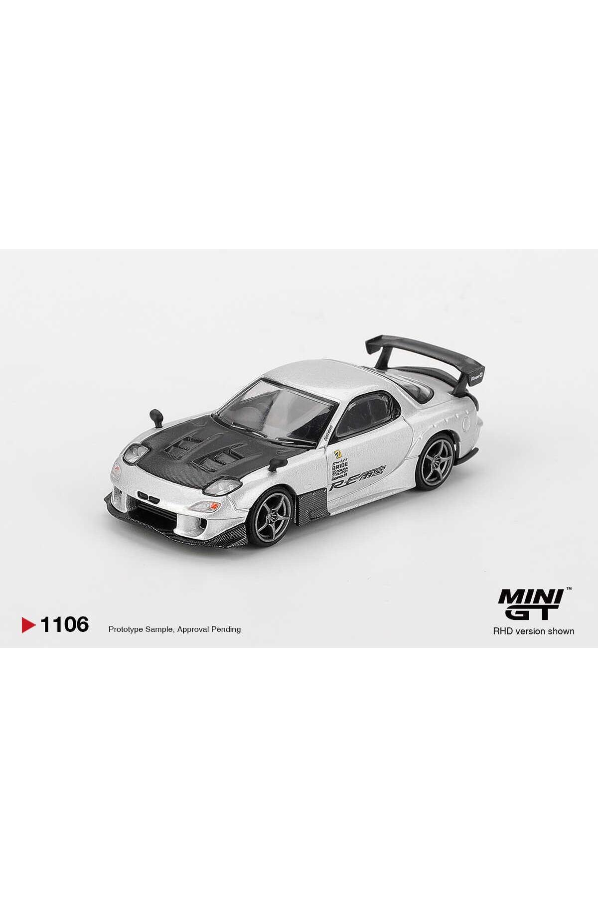 Generic Brands 1/64 Mazda Rx-7 Re-Amemiya Silver Metallic No:1106