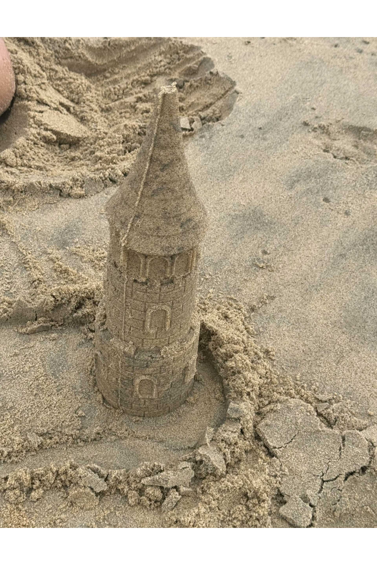 troyaart3d Kumdan Kale Kulesi Kalıbı - 3 Katlı Geçmeli Modüler
