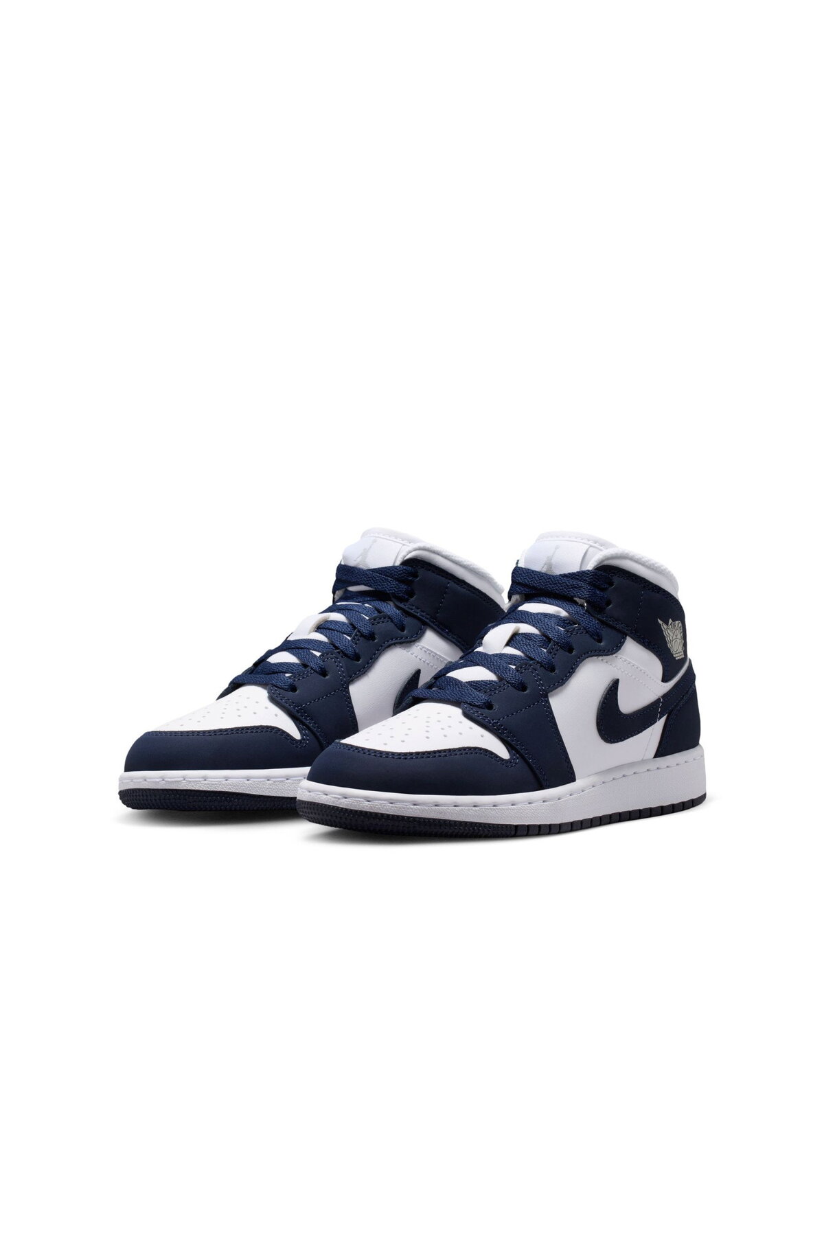 Nike Air Jordan 1 Mid Gs Mavi Basketbol Ayakkabısı Juststep görsel 4