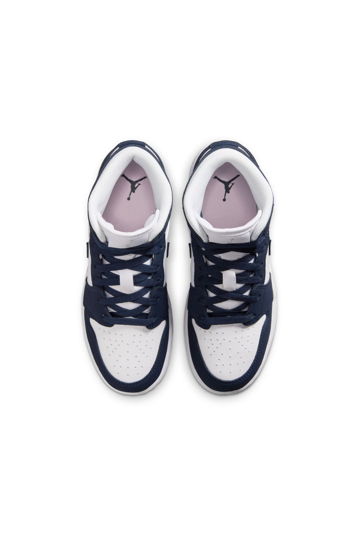 Nike Air Jordan 1 Mid Gs Mavi Basketbol Ayakkabısı Juststep görsel 8