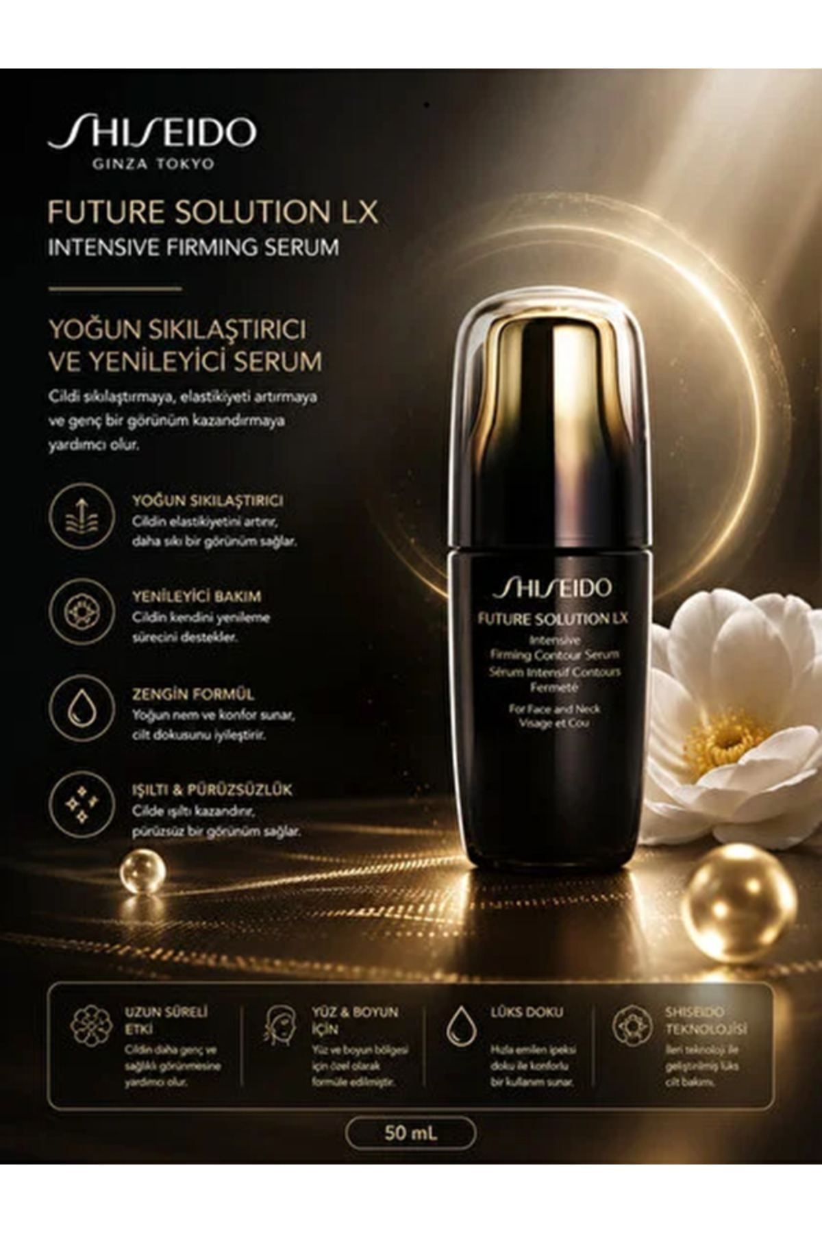 Shiseido Future Solution LX 50 ml | Yoğun Sıkılaştırıcı ve