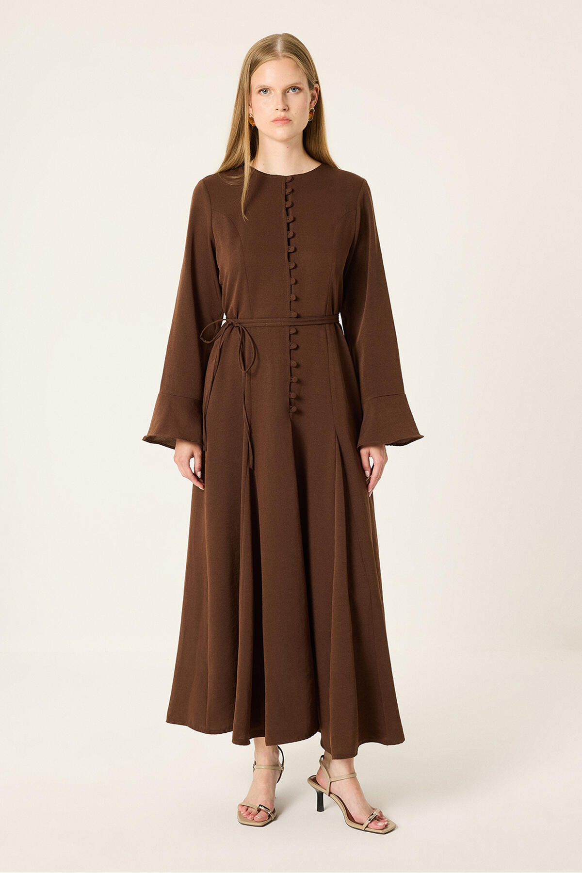 Touche Prive BUTTONED POPLIN DRESS