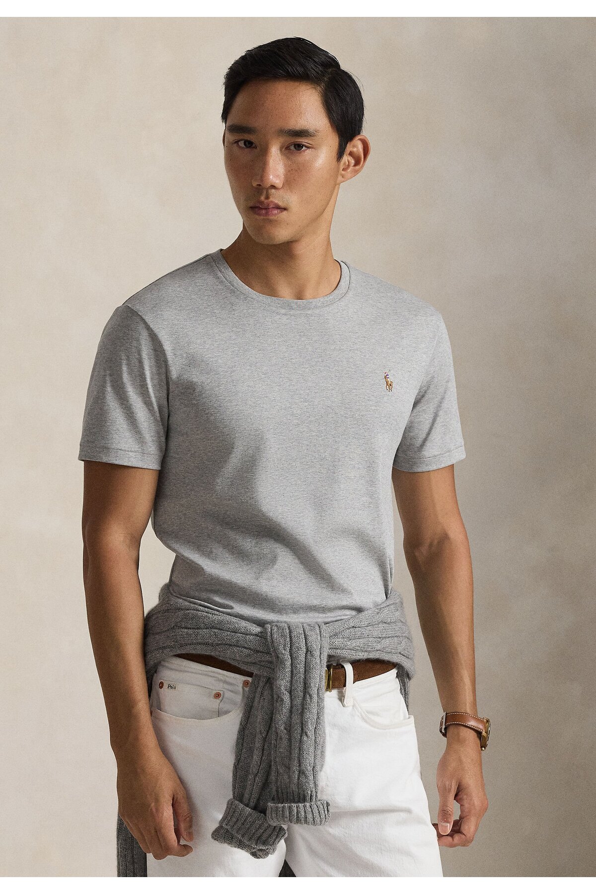 【Lauren.t】 Ralph Lauren Gri T-Shirt Modelleri, Fiyatları 2026