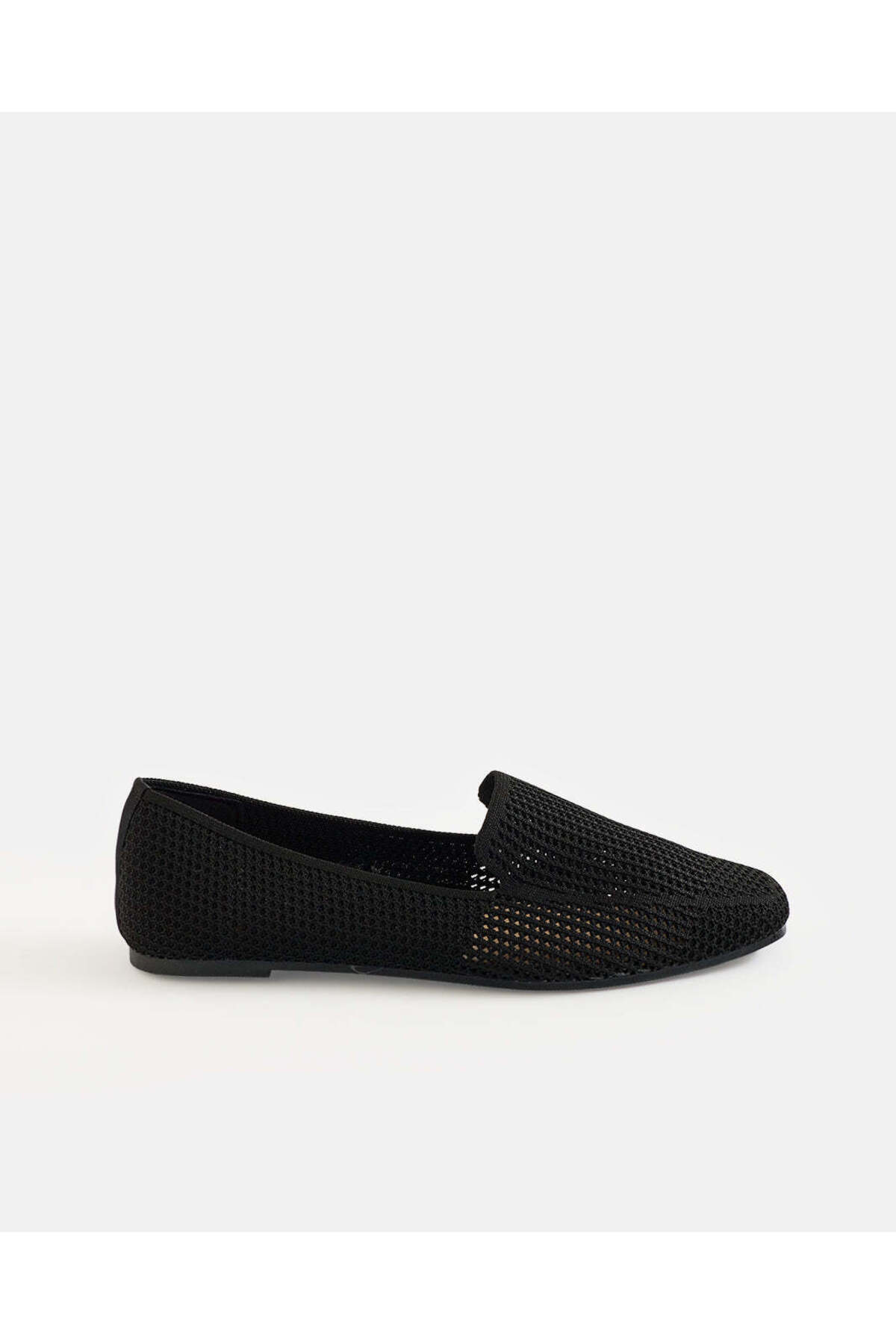 REDTAG Women Black Knitted Loafers