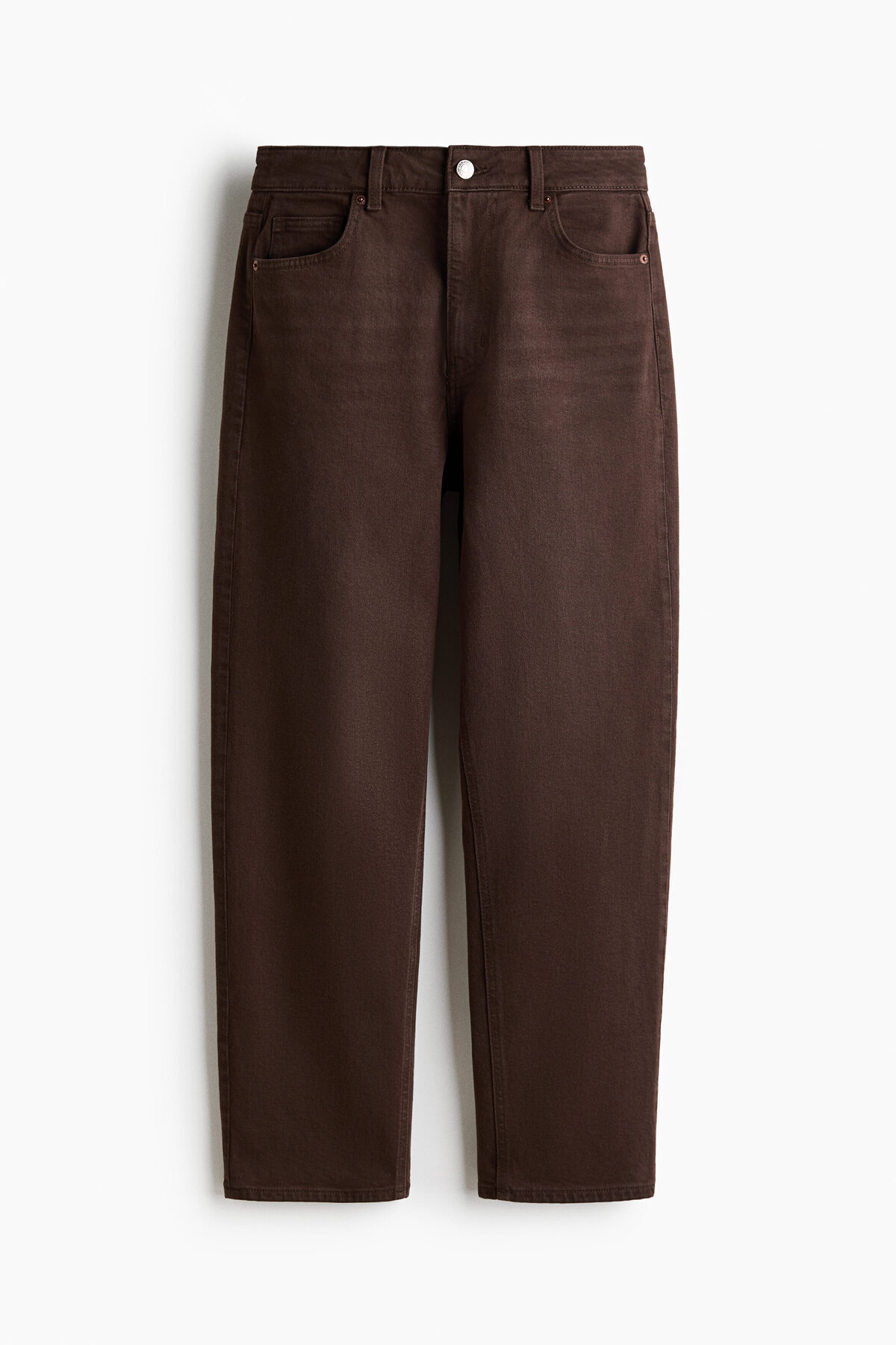 H&M Mom Slim Fit High Waist Ankle Jeans görsel 4