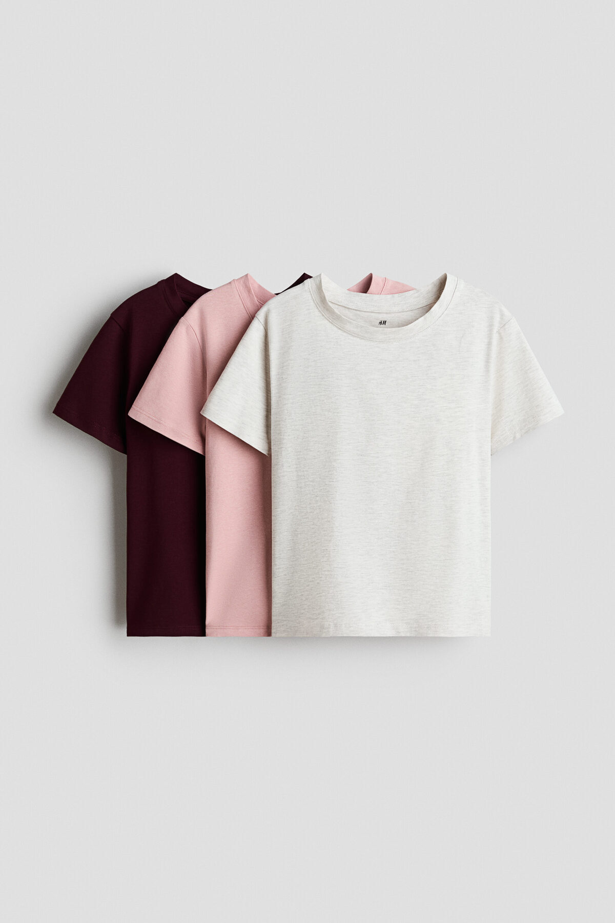 H&M 3'lü Pamuklu Tişört