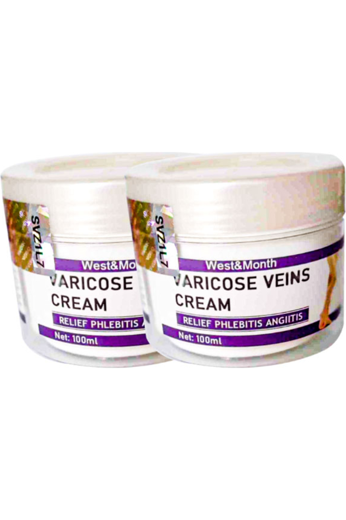 Bezos Varicose Vein Defense Cream 100 ml West Month Waris Kremi 2 Adet — GU-EYF-21588-NIDA01