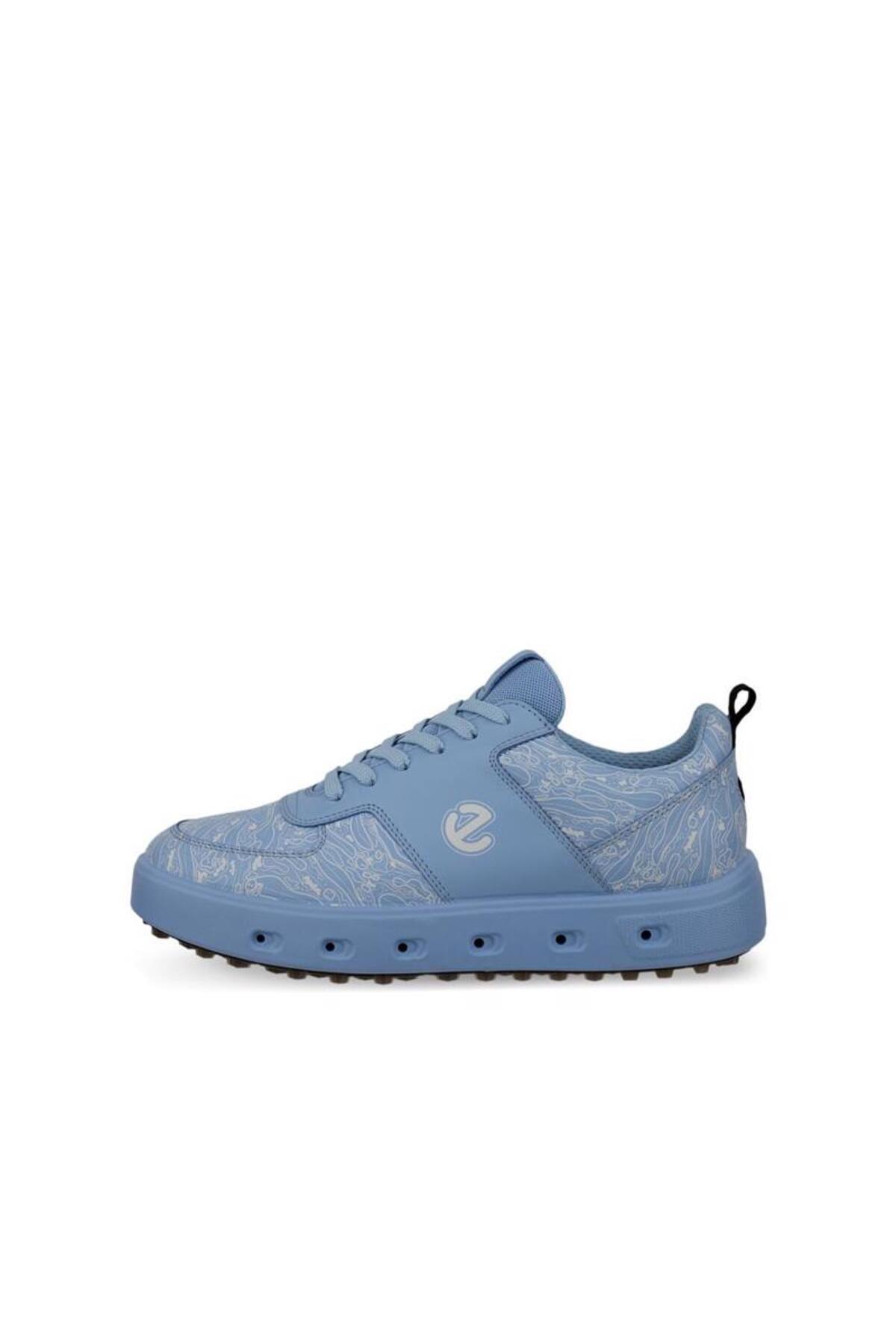 Ecco Golf Street 720 Kadın Mavi Deri Ayakkabı