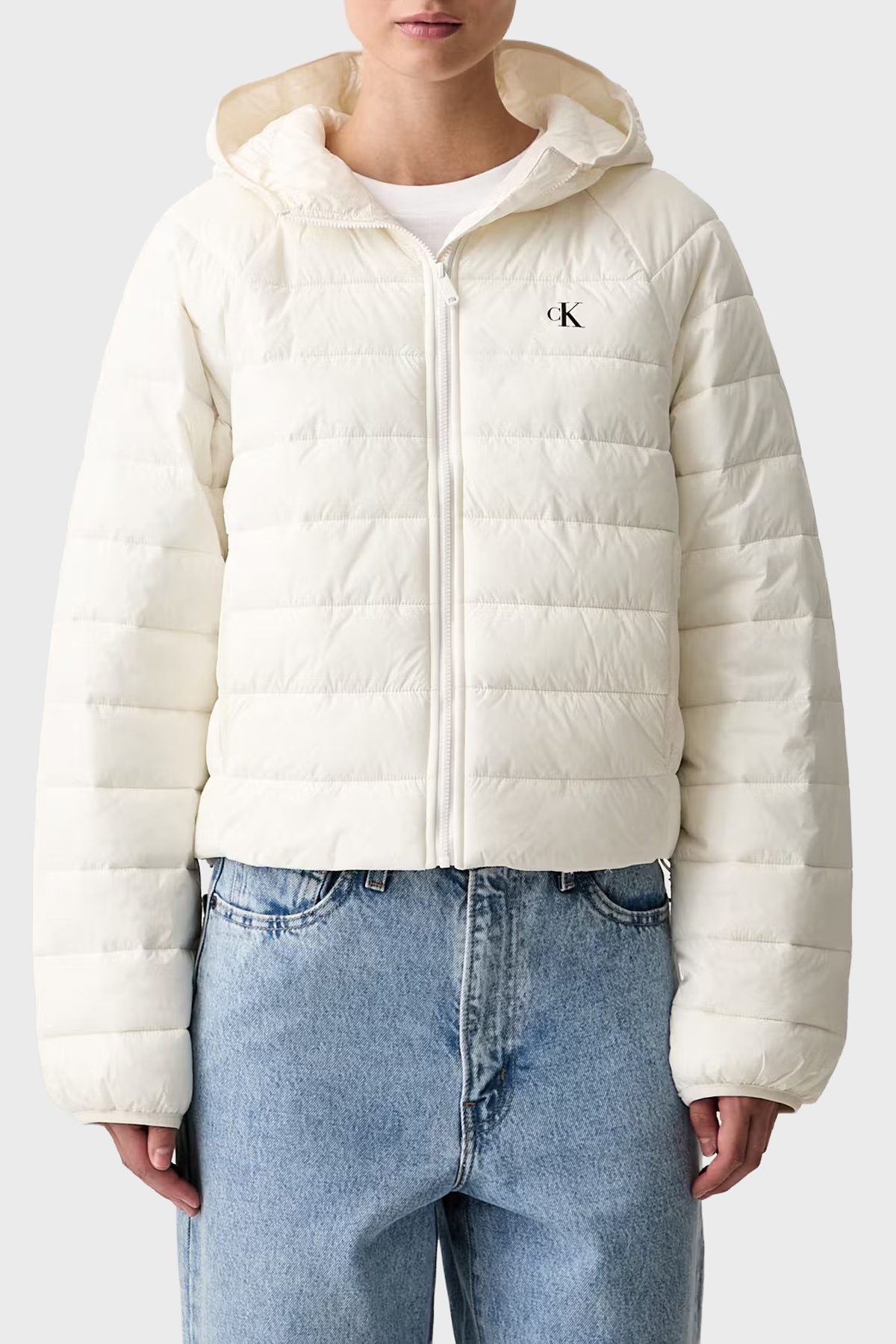 Calvin Klein Kapitoneli Regular Fit Kapüşon Yaka Mont LV047G505GYAS MONT LV047G505G YAS
