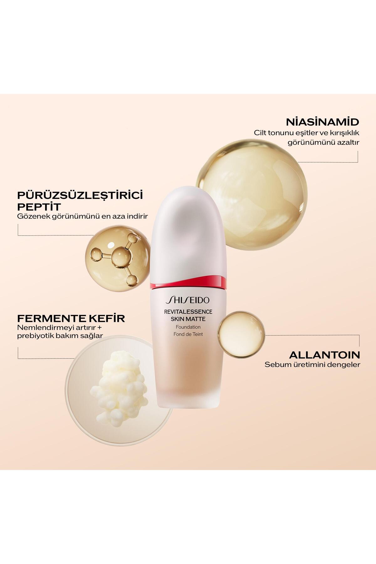 Shiseido Revitalessence Skin Matte Foundation 30ml 140 - Fiyatı