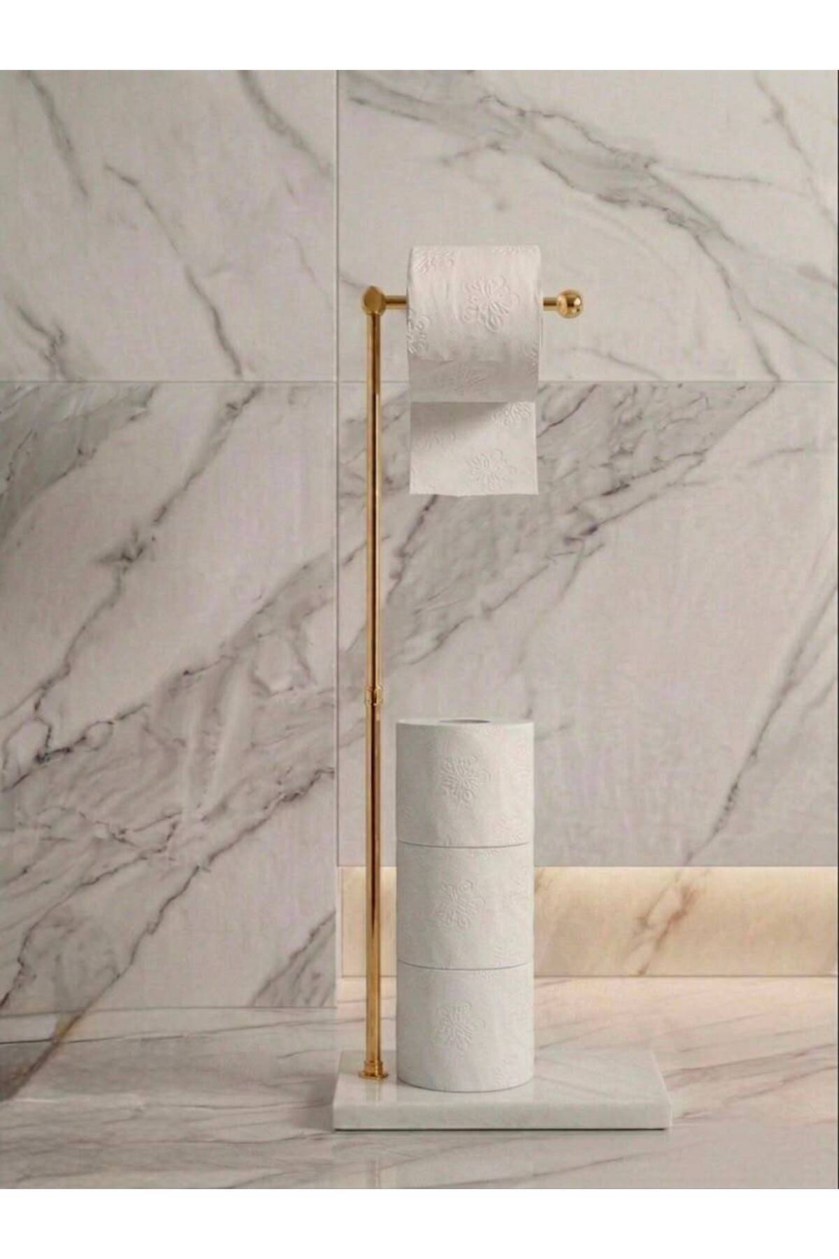 Marble Toilet Paper Holder Natural Stone Toilet Paper Stand