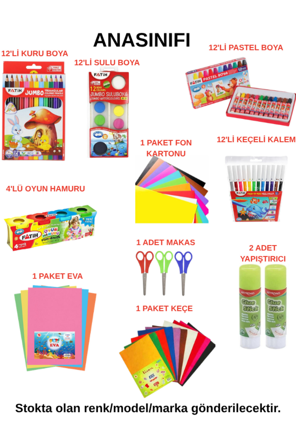 Dağtaş Kırtasiye Anasınıfına Özel Set2 - Fiyatı