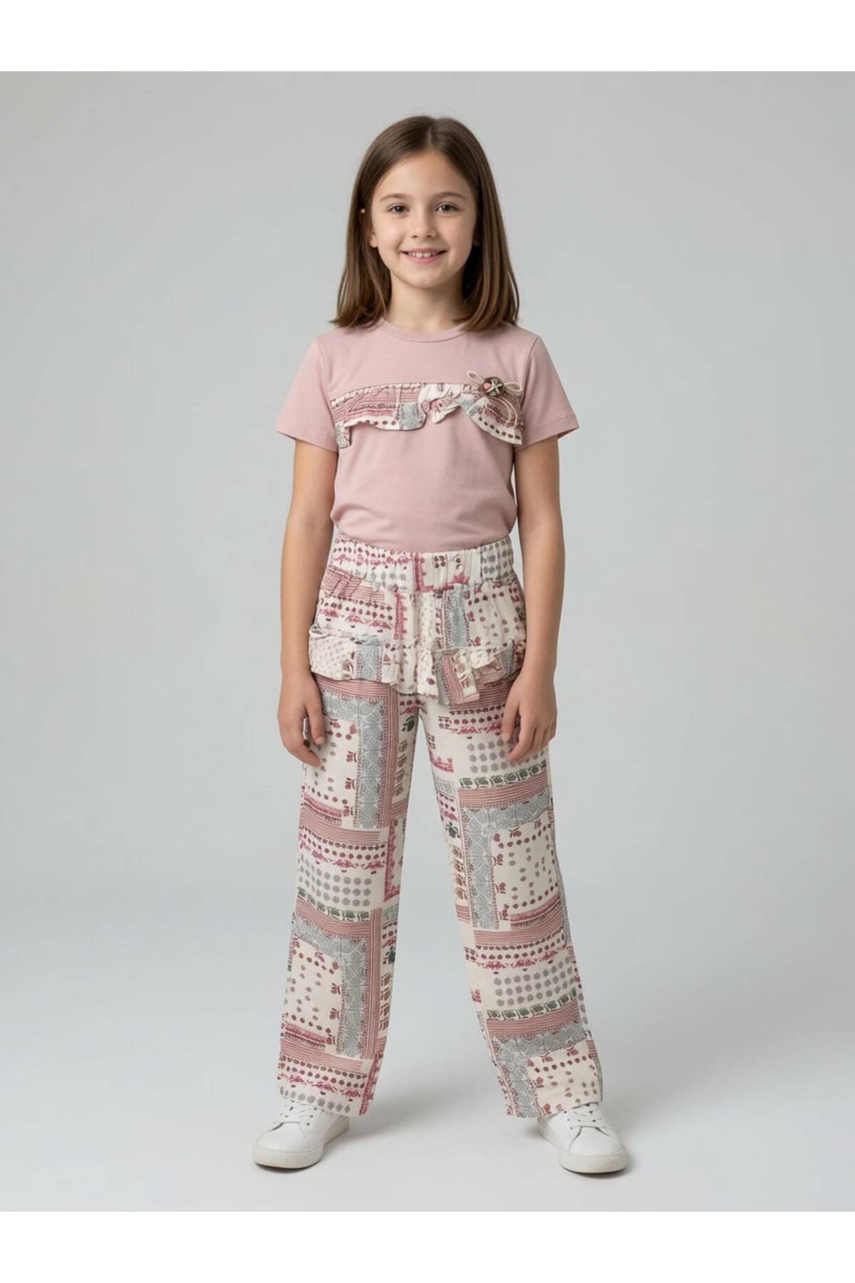 Kids Club Firfir Detailled Girls' Set