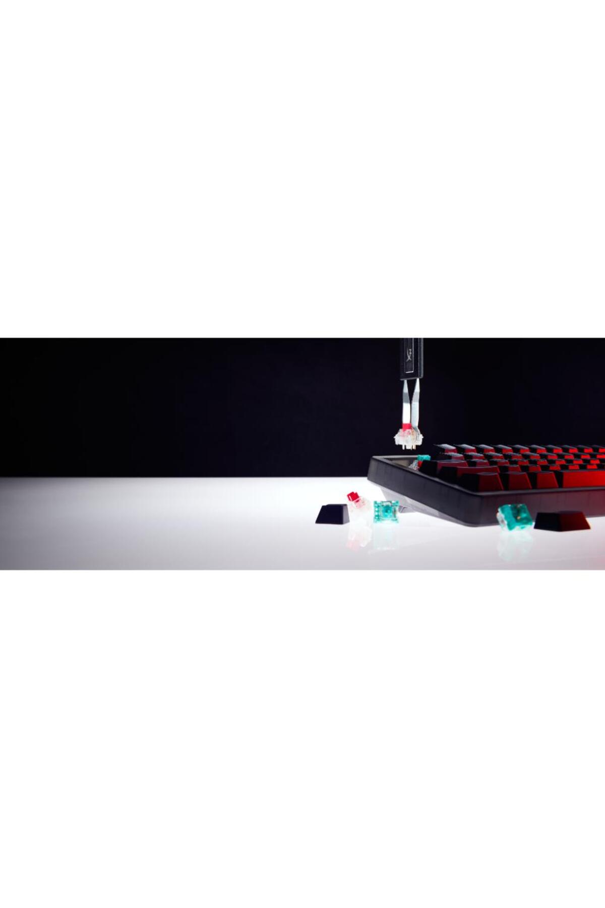 Resim HyperX Origins 2 65 Türkçe Klavye Siyah B4QS3AA 