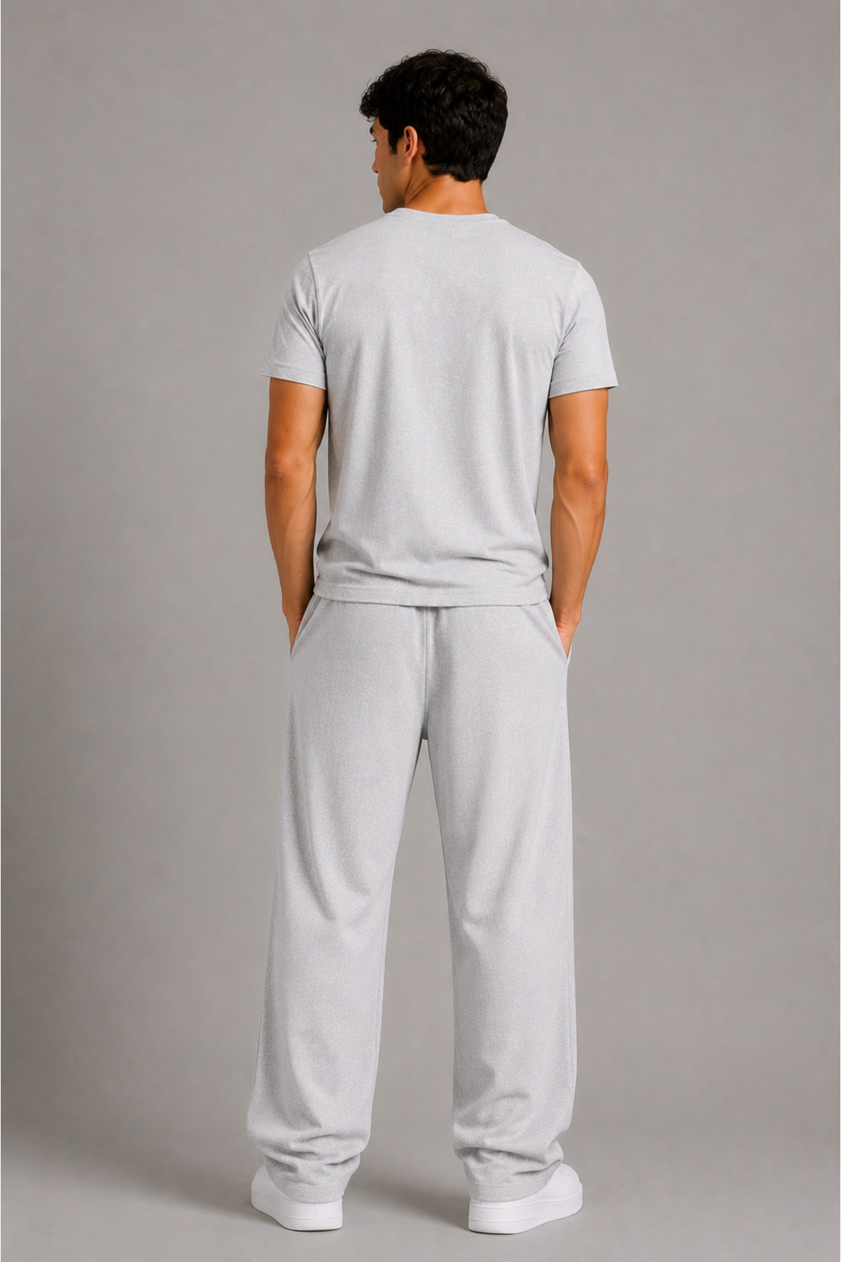 JARVİN Erkek Oversize Eşofman Altı Rahat Kalıp Günlük Şıklık ve Konfor Bir Arada Lounge Wear görsel 5