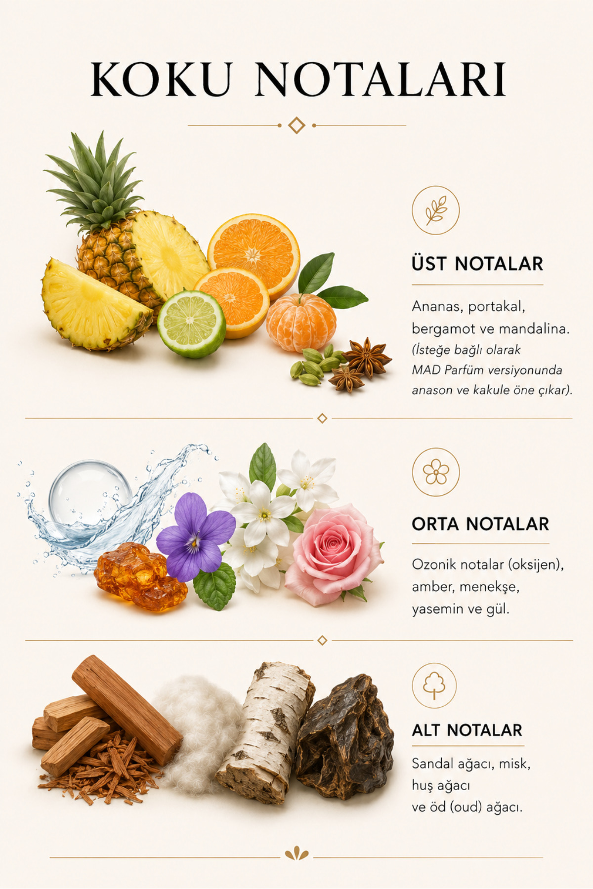 Unisex Parfümü Bera Gumin EDP Kalıcı Parfüm 50 ml — görsel 3
