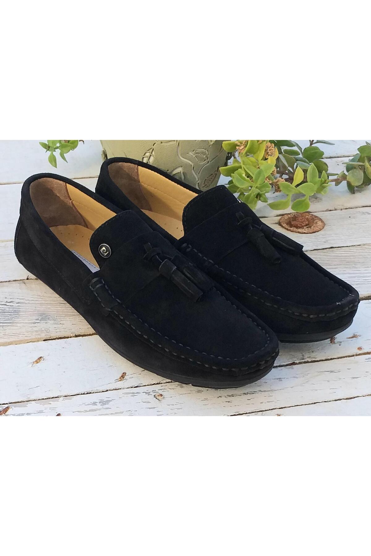 کفش راحتی مردانه چرم اصل منگوله‌دار PC-10703 پیر کاردین کفش لوفر Pierre Cardin
