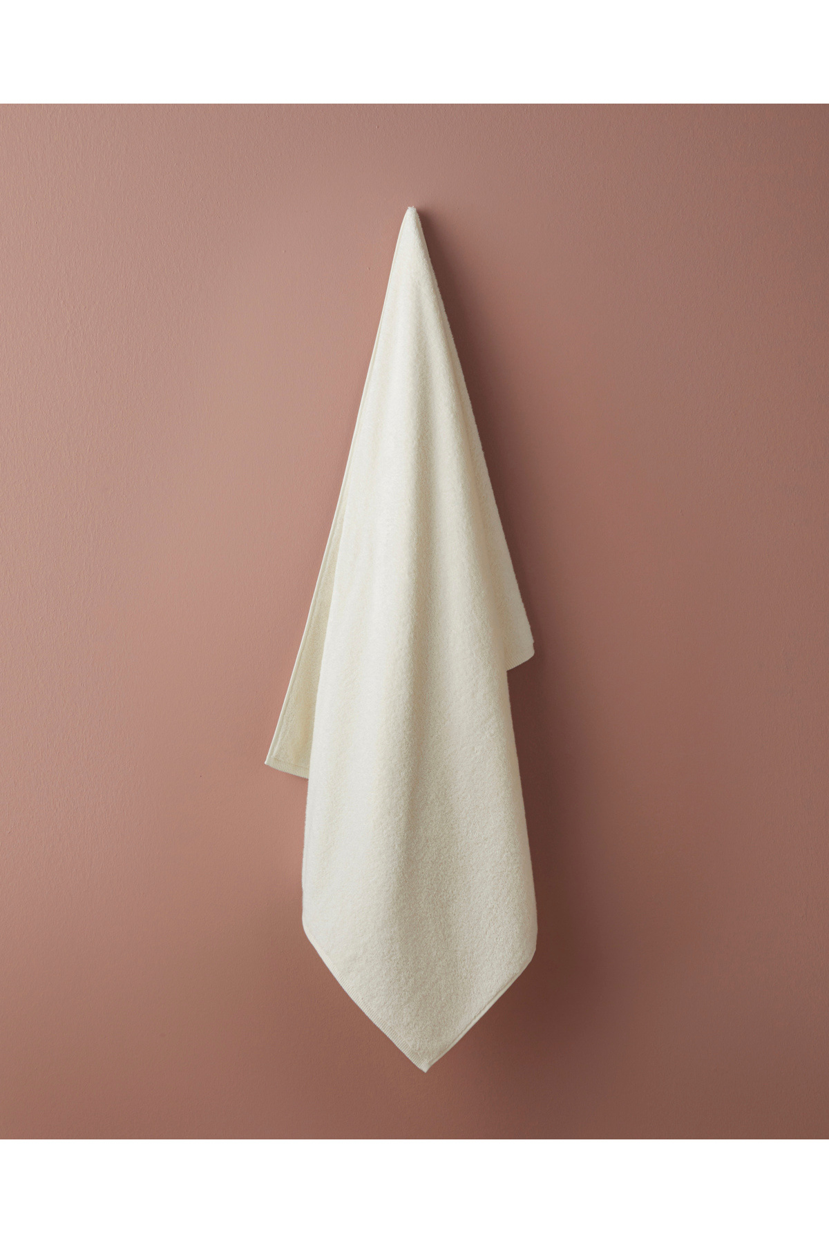 Cotton Line Pamuk Banyo Havlusu 90x150 cm Ekru