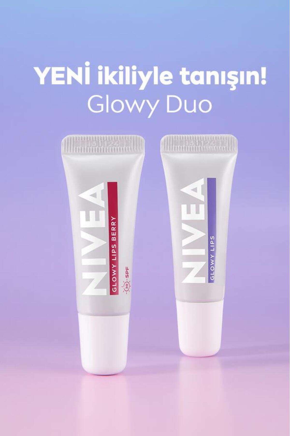 کرم مرطوب‌کننده و براق‌کننده لب SPF30 با رنگ توت 10 میلی‌لیتر، حاوی اسید هیالورونیک و گلیسیرین