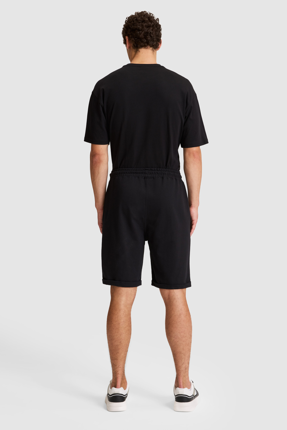 U.S. Polo Assn. Erkek Siyah Örme Şort 50327211-VR046 görsel 5