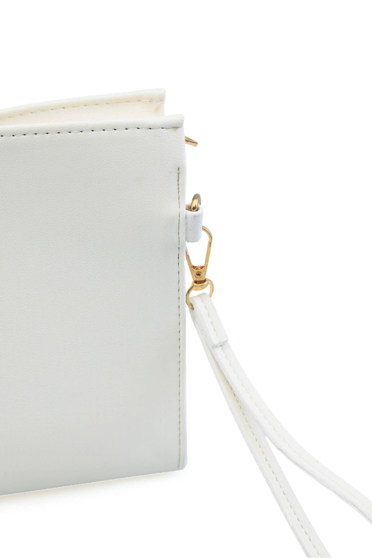 Shkup Kadın Portföy El Çantası Şık Desenli Clutch Fermuarlı Günlük & Abiye Çanta görsel 2
