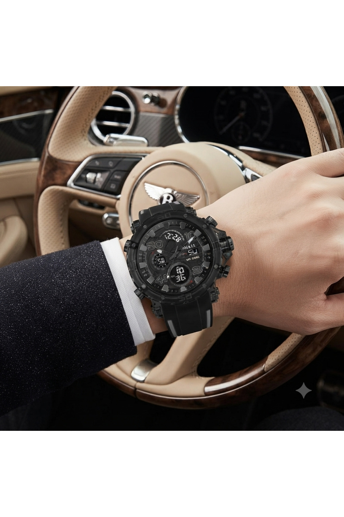 SMAEL 8136 Luxury Tasarım Spor Erkek Kol Saati görsel 6
