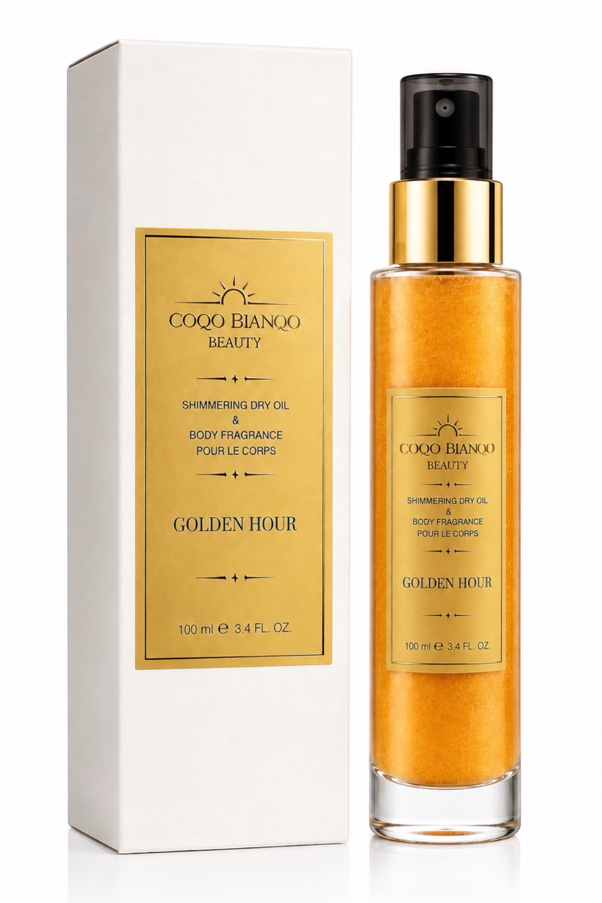 Coco Bianco by Bianco E Nero روغن خشک براق - CBBF0004