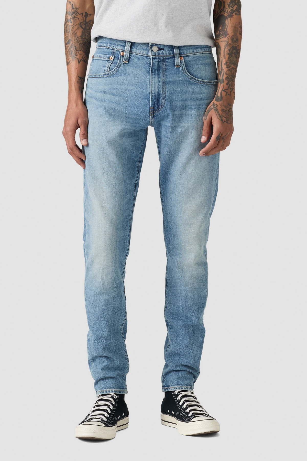 شلوار جین مردانه نیلی مد مدل 512 باریک و مخروطی شکل طرح Fall Into Place لیوایز شلوار جین Levi's