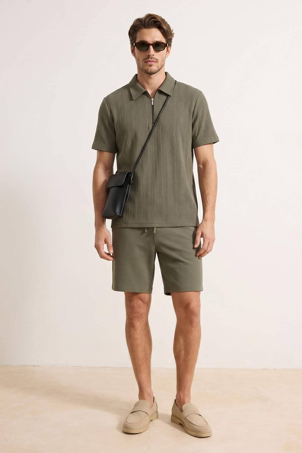 Trendyolmilla Man Haki Esnek Terletmez Erkek Şort & Bermuda TMNSS26SR00030