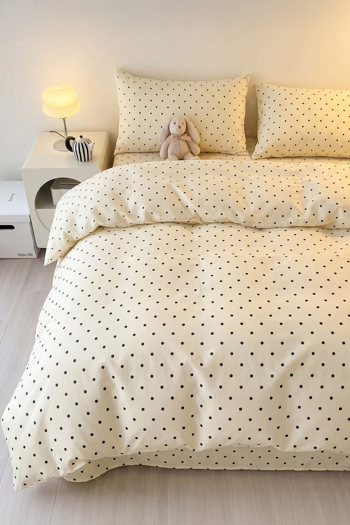 Trendyol Home Polka Dot Double Duvet Cover Set Without Sheets Tphss26Ckn00036