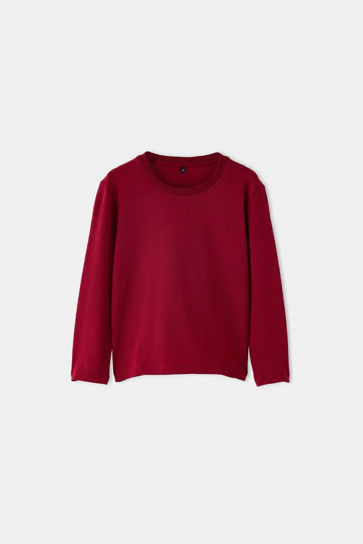 Trendyolmilla Kids Bordo Kız Çocuk Düz Örme T-Shirt TKDAW27TS00002