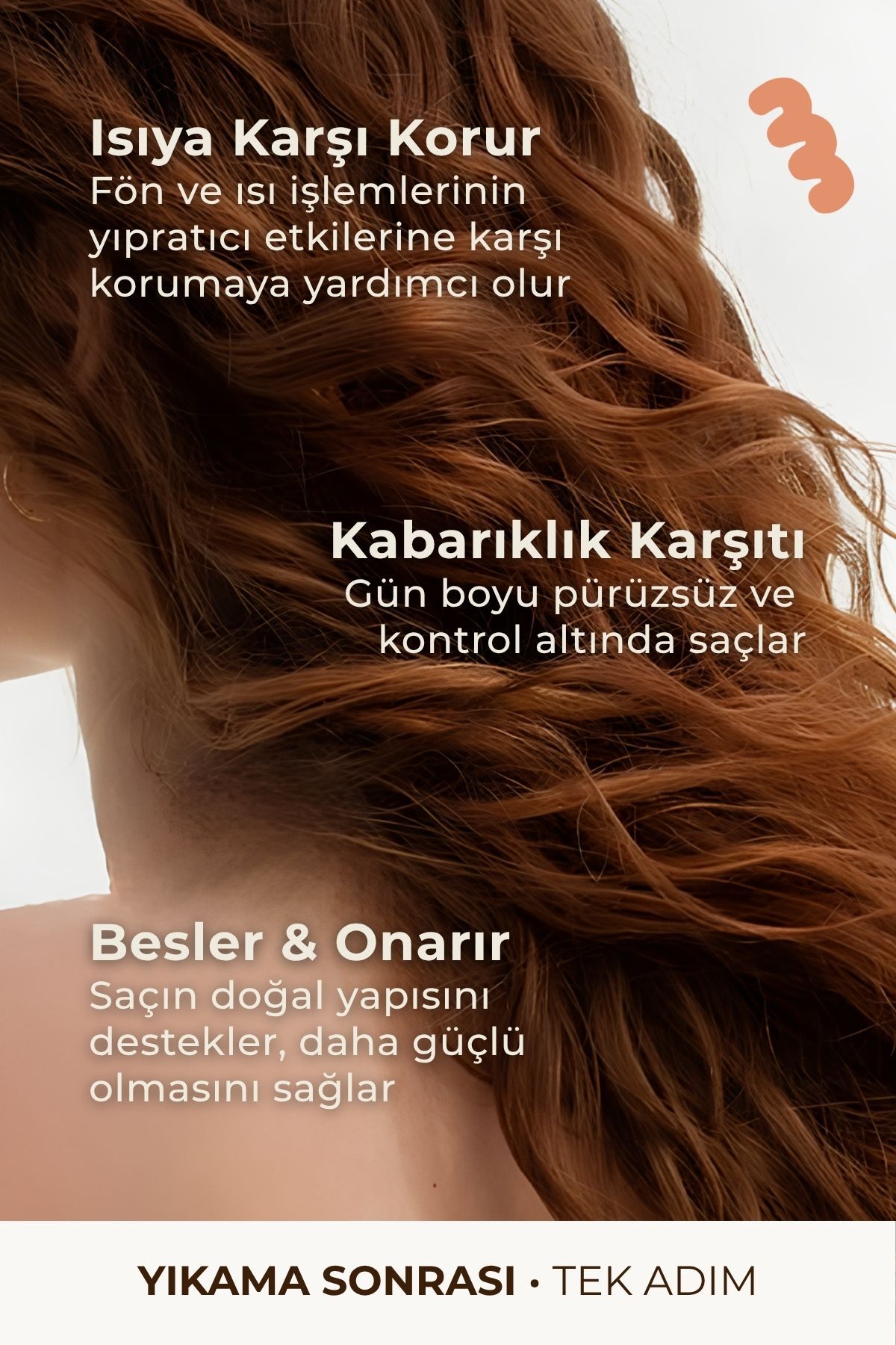Saç Bakım Sütü 120 ml | Dolaşma, Elektriklenme & Kırık Karşıtı Bakım — 8682835806259 — تصویر 3 از 7