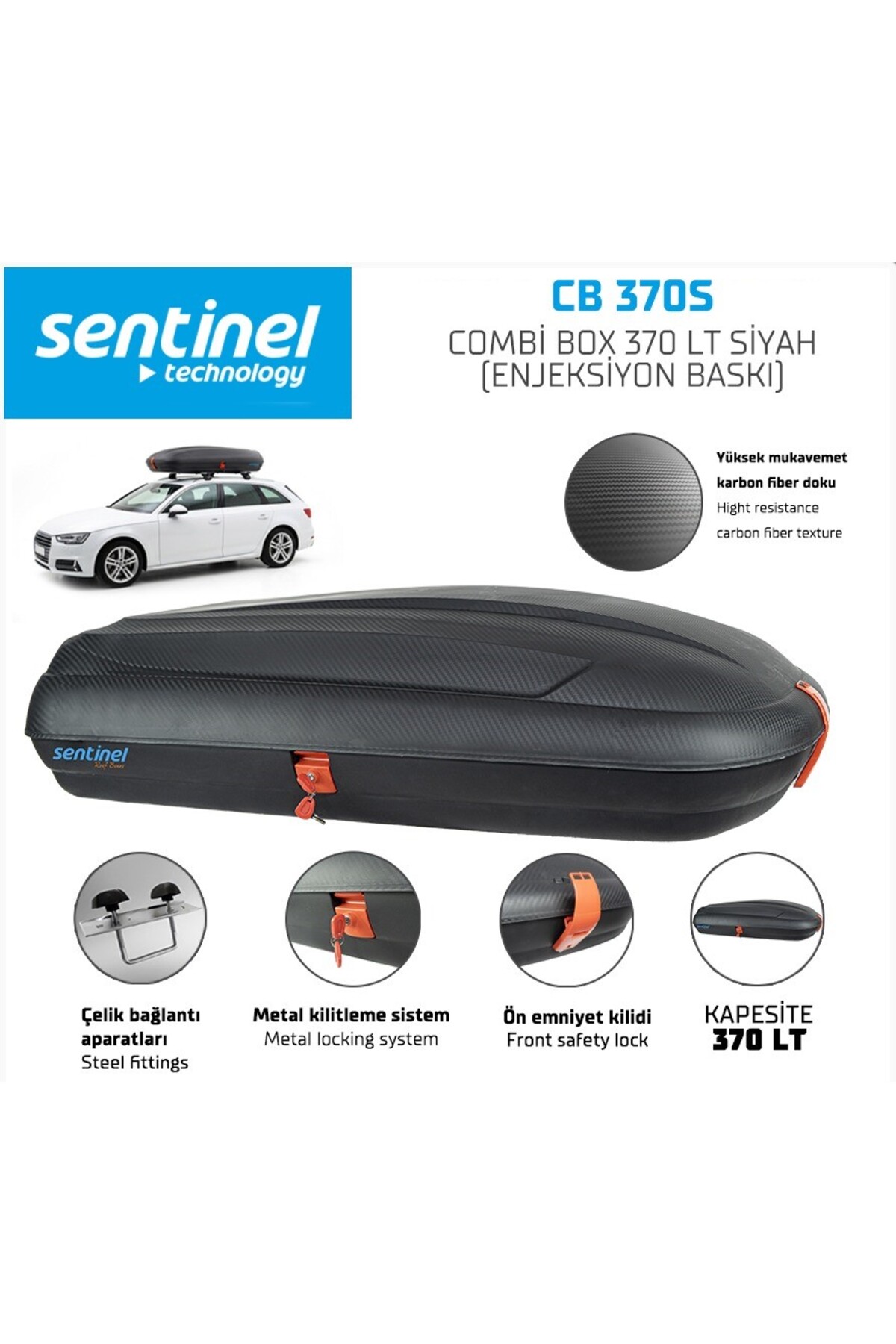 Kml34tuning55 370 litre Sentinel Port Bagaj Tabut Enjeksiyon Baskı