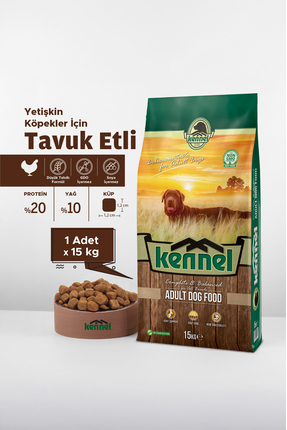 Kennel Premium Dog Food Çağatay Adult Dog Tavuklu Yetişkin Köpek Maması 15 Kg...
