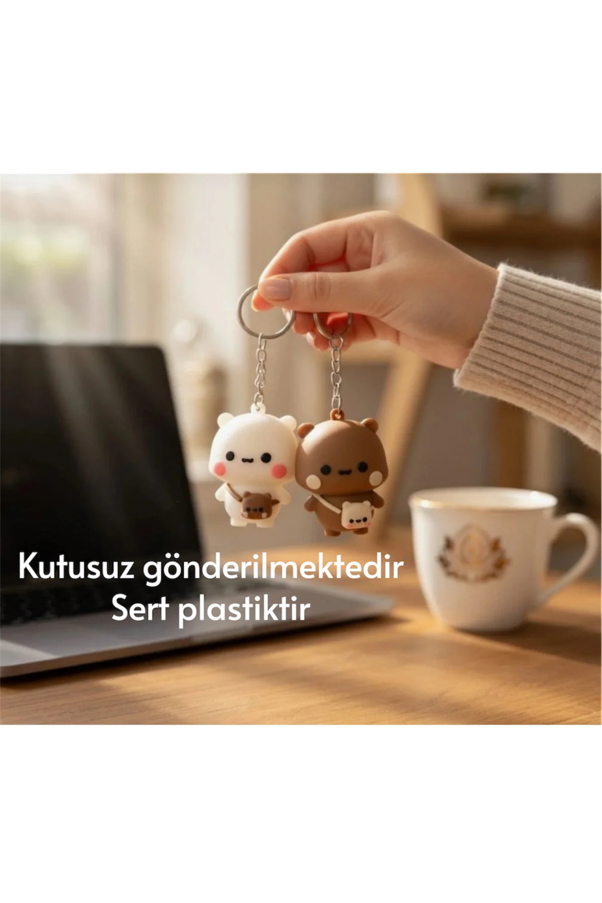 Dudu and Bubu Waist Bag Set Figure Keychain