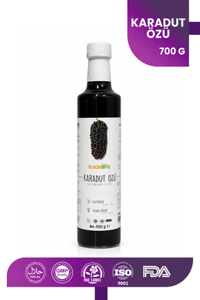zadelife Karadut Özü 700 g | Doğal – Analizli – Katkısız Meyve Özü