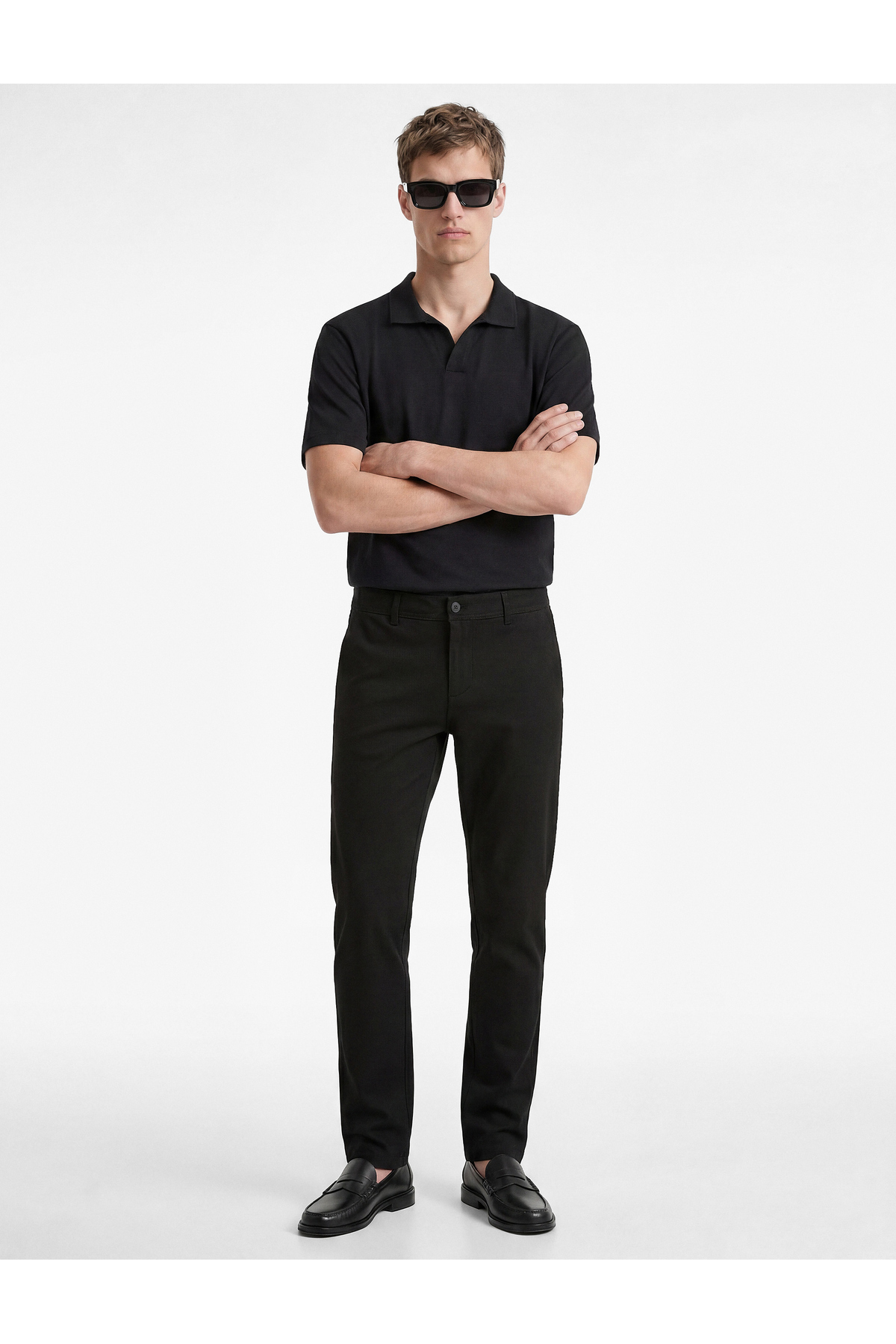 Koton Viskon Karışımlı Cepli Slim Fit Kumaş Pantolon
