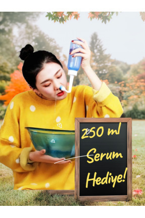 ORGANICYOU HANGZHOU Yetişkinler/Çocuklar İçin Burun Yıkama Şişesi 300ml Sinüs...